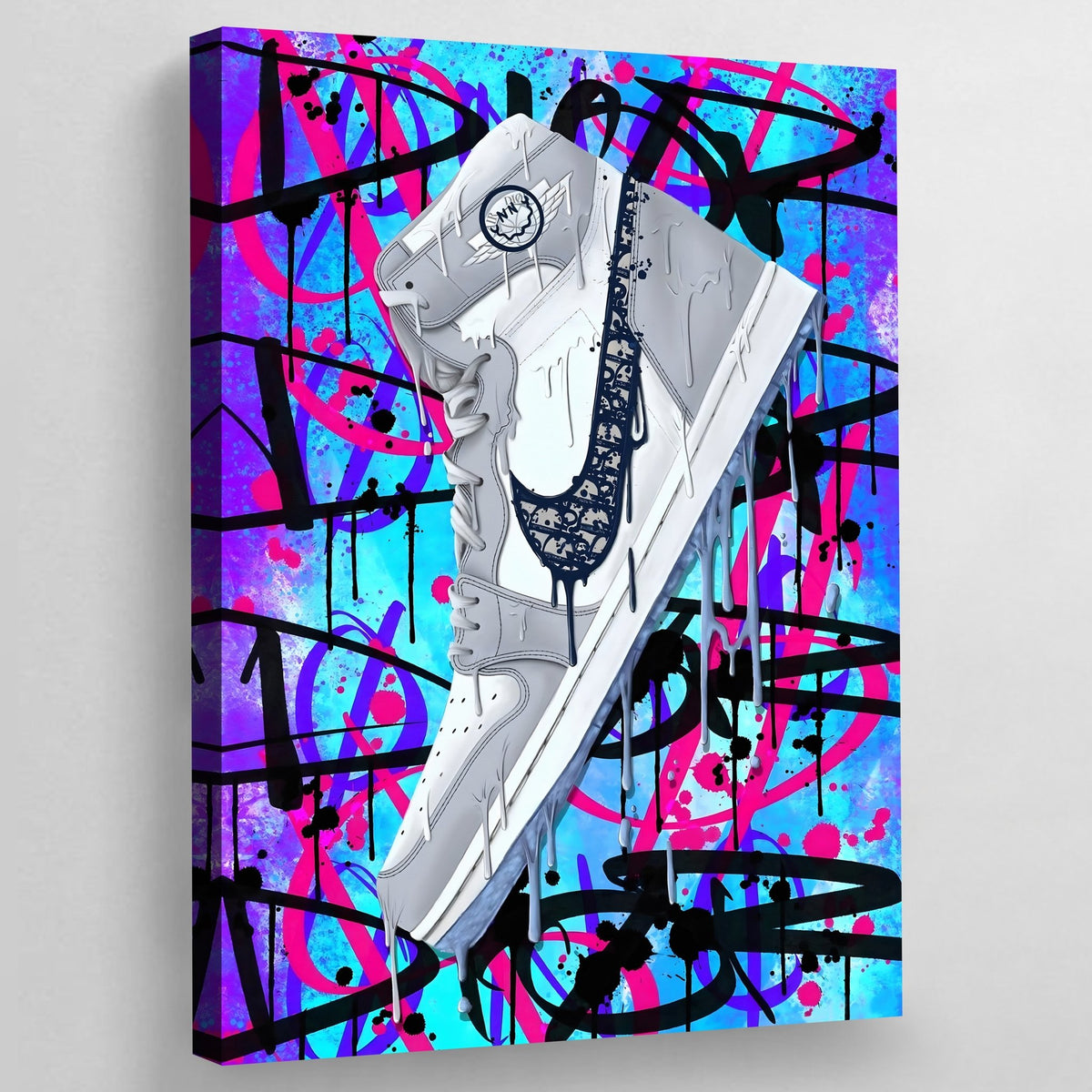 Tableau Nike Dior Jordan - The Art Avenue
