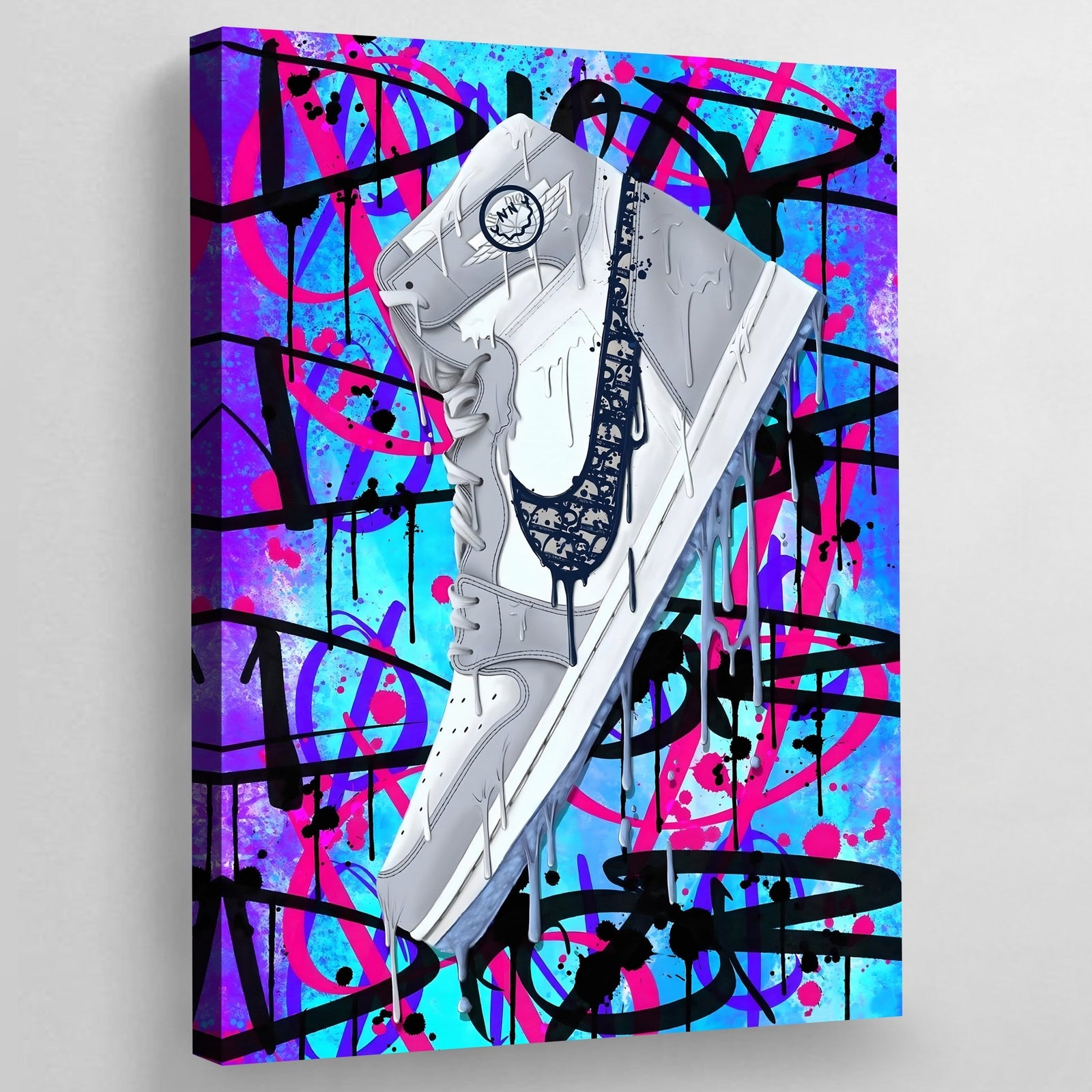 Tableau Nike Dior Jordan - The Art Avenue