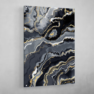 Tableau Noir Marbre Doré - The Art Avenue