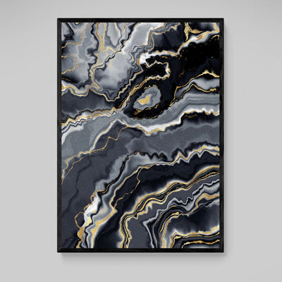 Tableau Noir Marbre Doré - The Art Avenue