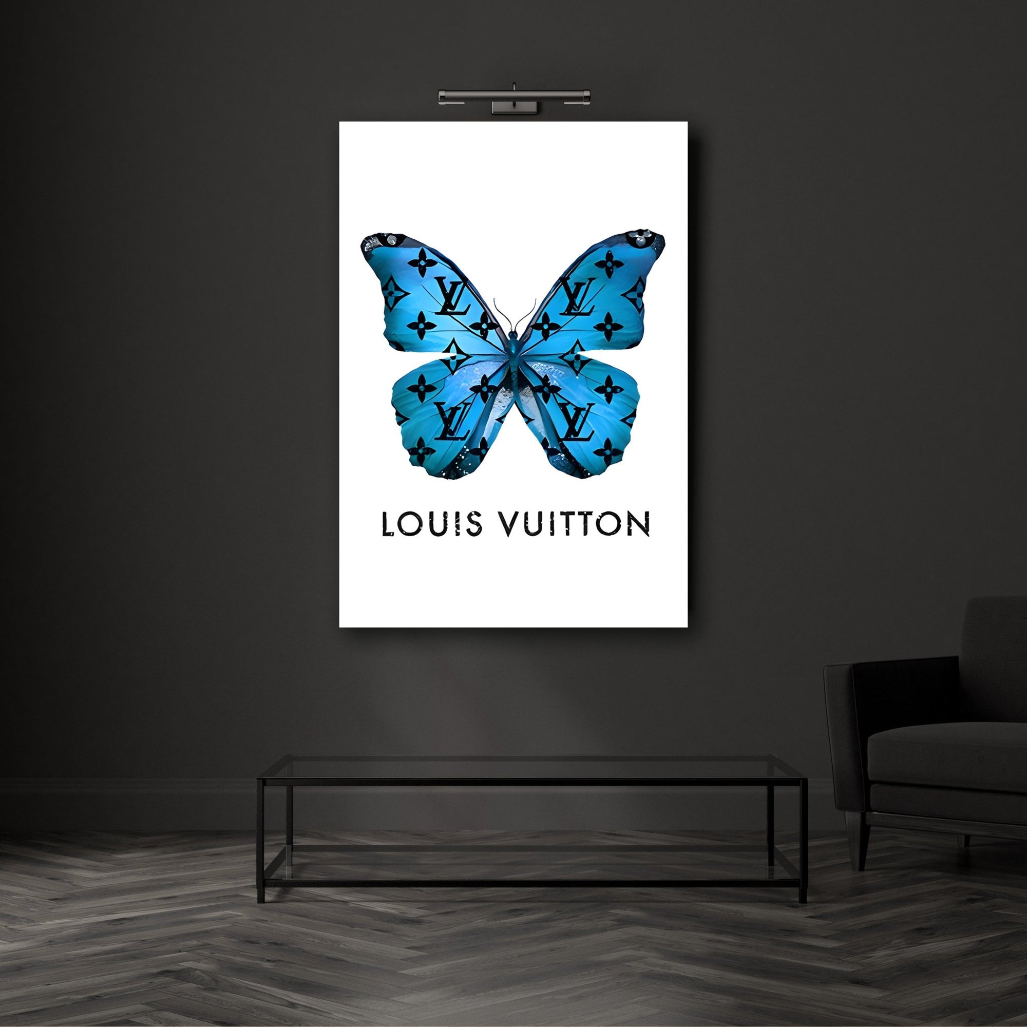 Tableau déco bouche lèvres Love It Louis Vuitton Pop Art - Tableau Deco