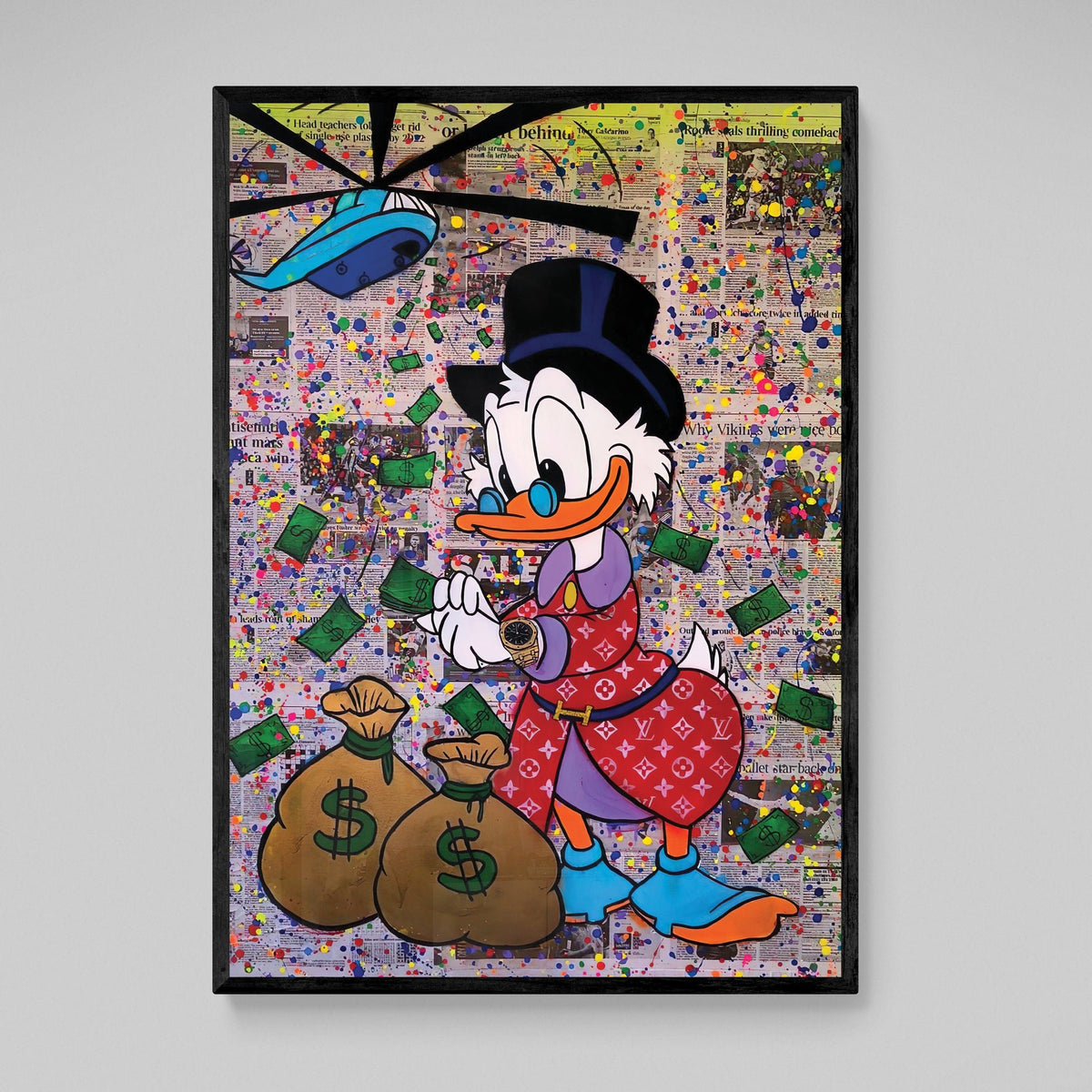 Tableau Picsou Street Art - The Art Avenue