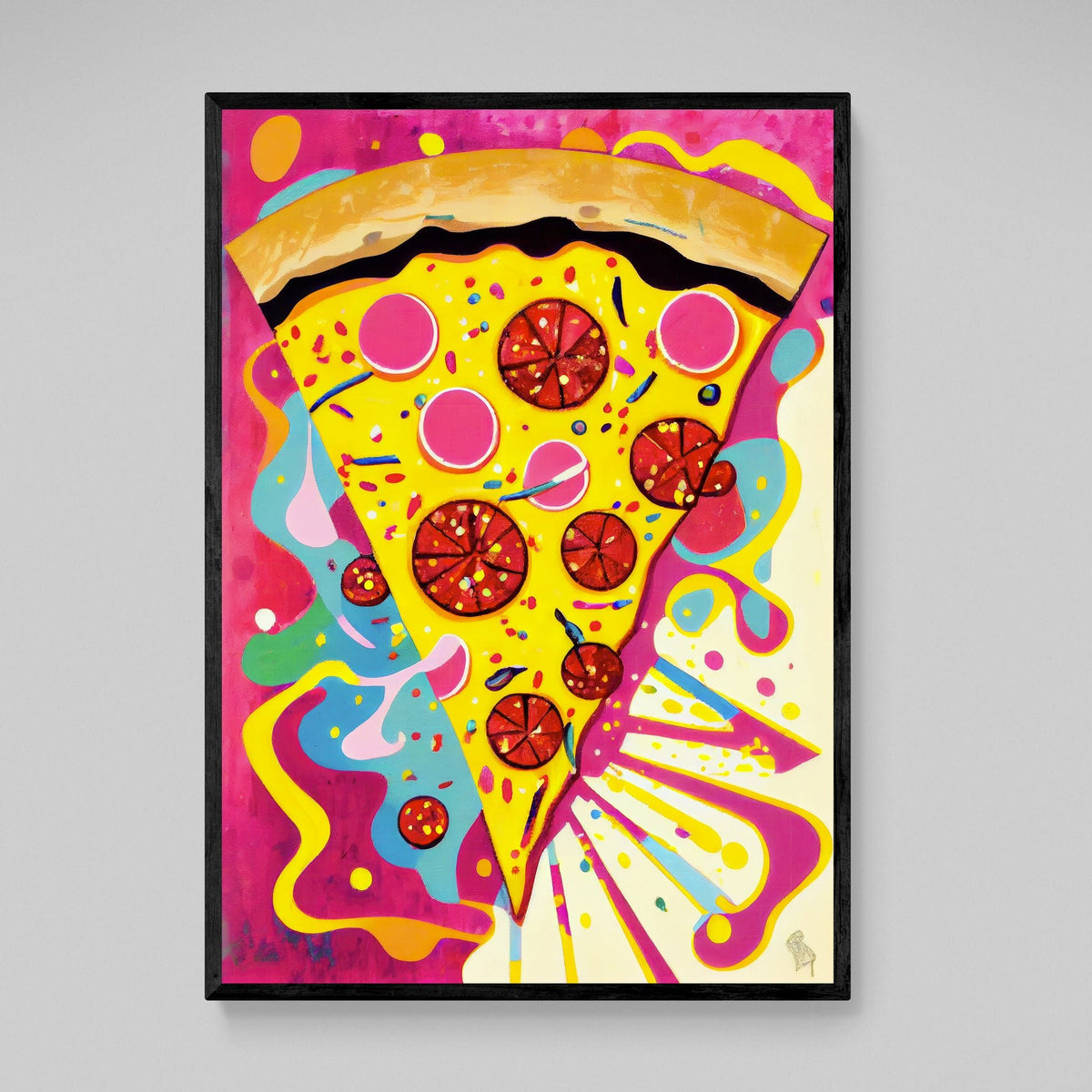 Tableau Pizza Pop Art - The Art Avenue