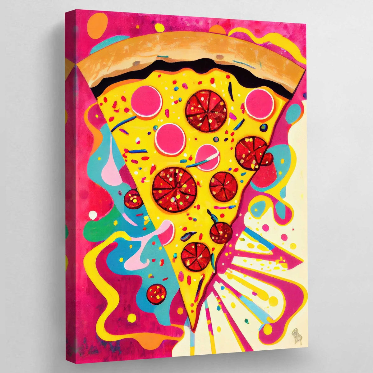 Tableau Pizza Pop Art - The Art Avenue