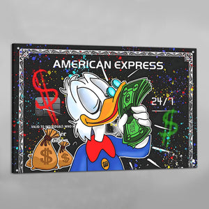 Tableau Pop Art American Express - The Art Avenue