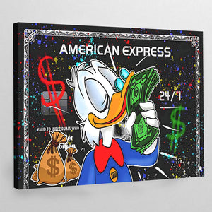 Tableau Pop Art American Express - The Art Avenue