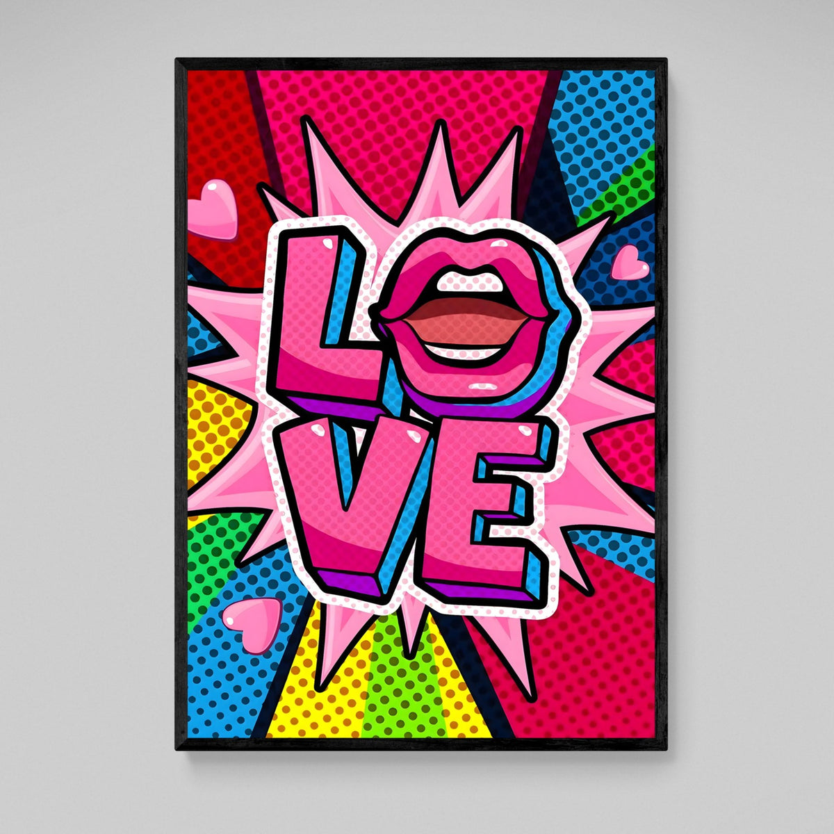 Tableau Pop Art Amour - The Art Avenue