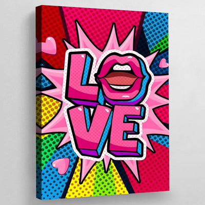 Tableau Pop Art Amour - The Art Avenue