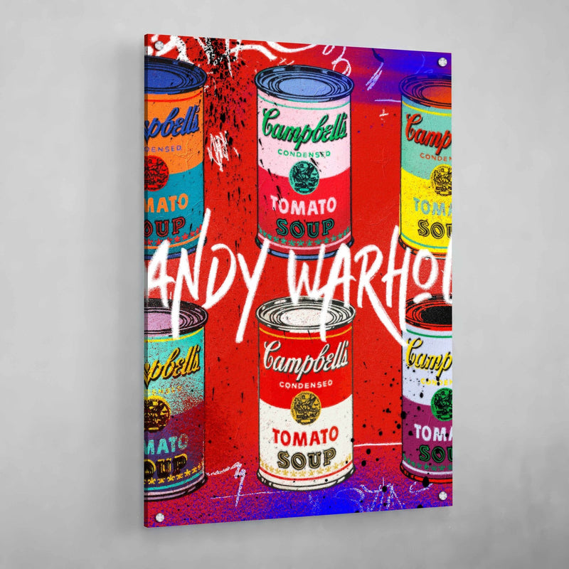 Poster Andy Warhol Banana Pop Art - Toile 50x70 Cm Sans Cadre, Décoration Murale Salon - 2