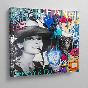 Tableau Pop Art Audrey Hepburn - The Art Avenue