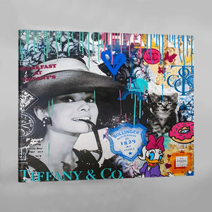 Tableau Pop Art Audrey Hepburn - The Art Avenue