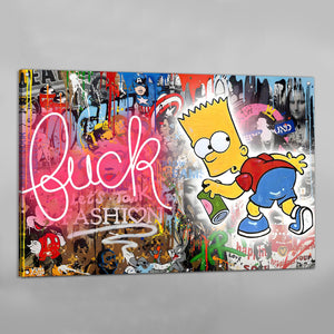 Tableau Pop Art Bart - The Art Avenue