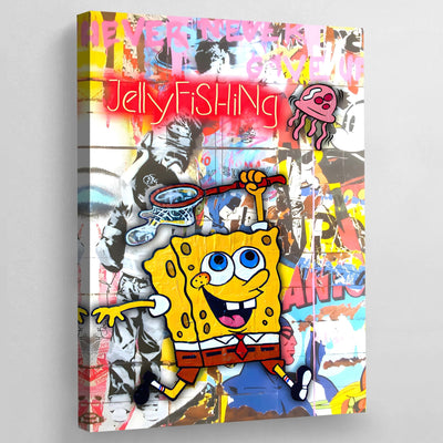 Tableau Pop Art Bob L'Éponge - The Art Avenue