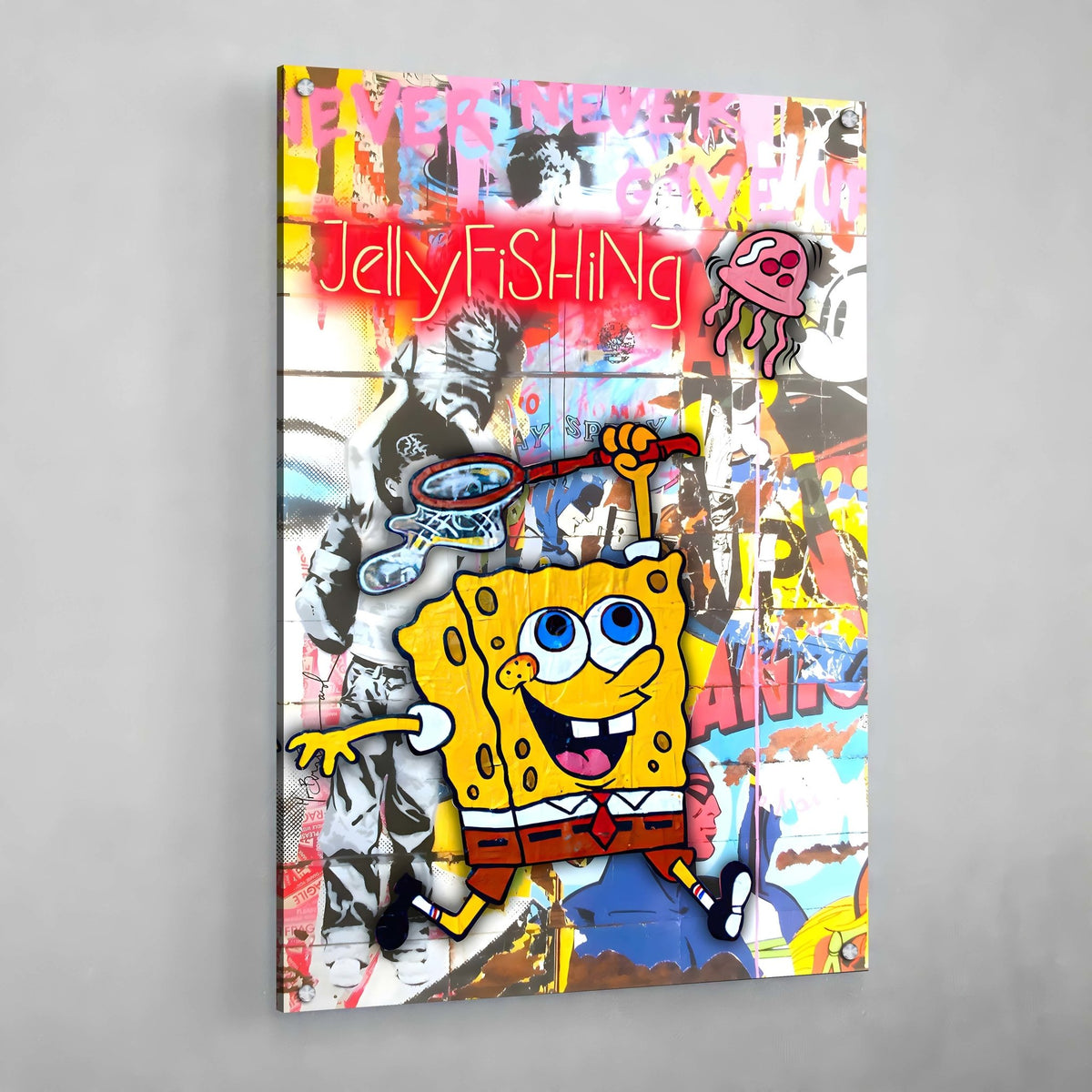 Tableau Pop Art Bob L'Éponge - The Art Avenue