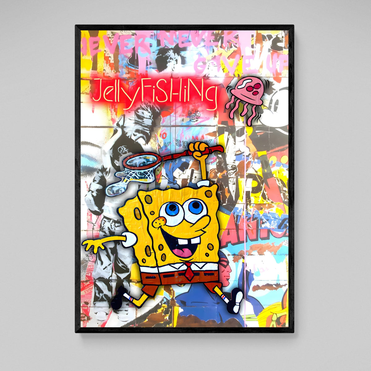 Tableau Pop Art Bob L'Éponge - The Art Avenue