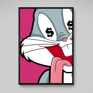 Tableau Pop Art Bugs Bunny - The Art Avenue