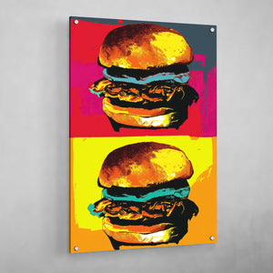 Tableau Pop Art Burgers - The Art Avenue