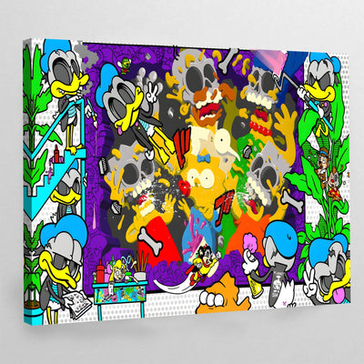 Tableau Pop Art Cartoons - The Art Avenue
