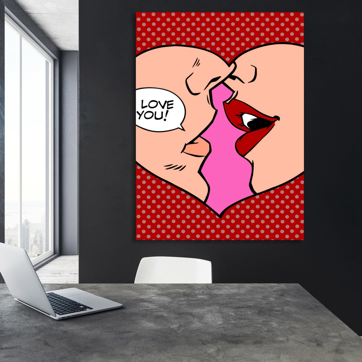 Tableau Pop Art Coeur - The Art Avenue