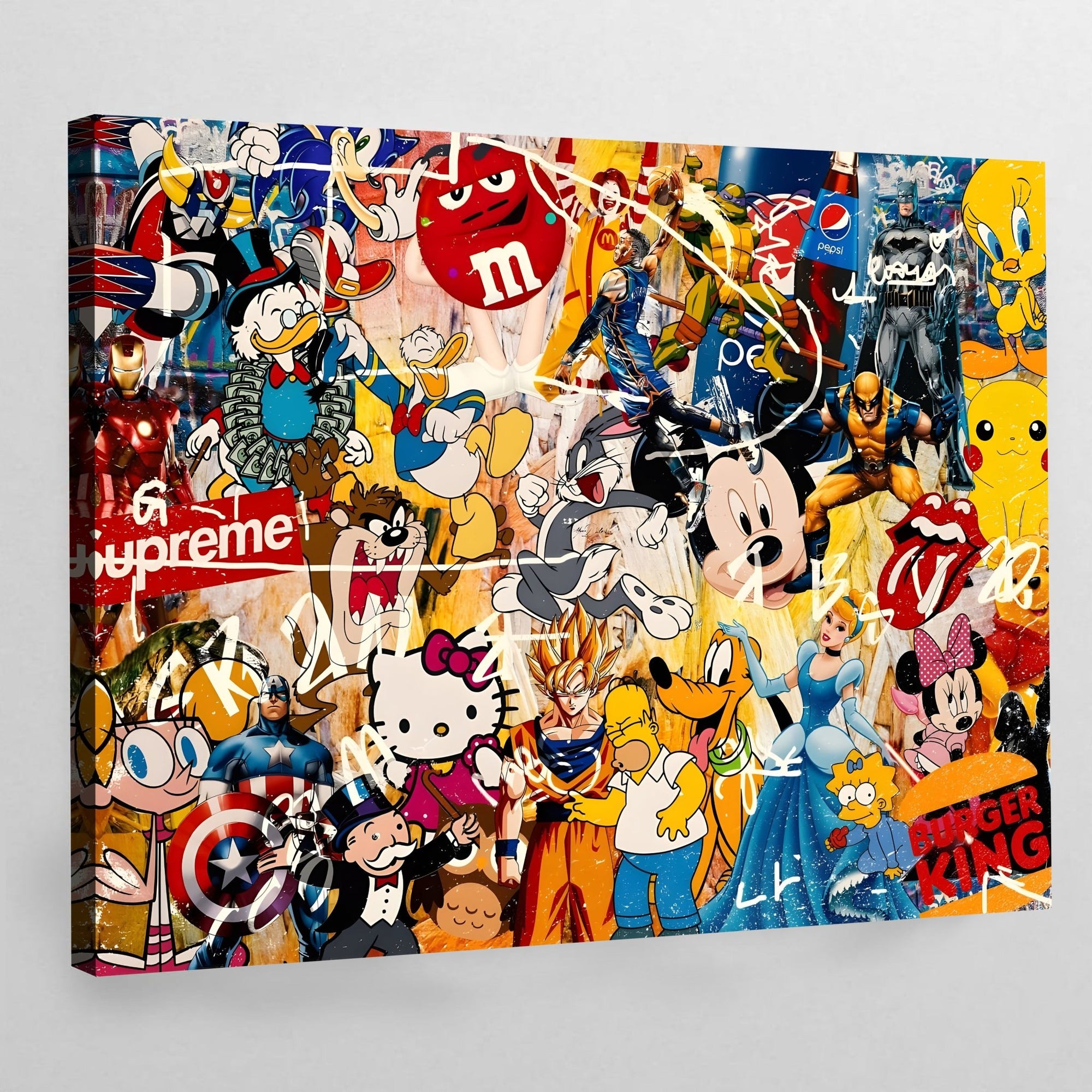 Tableau Pop Art Abstrait - Royaume du Tableau