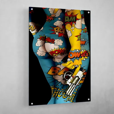 Tableau Pop Art Corps Femme - The Art Avenue