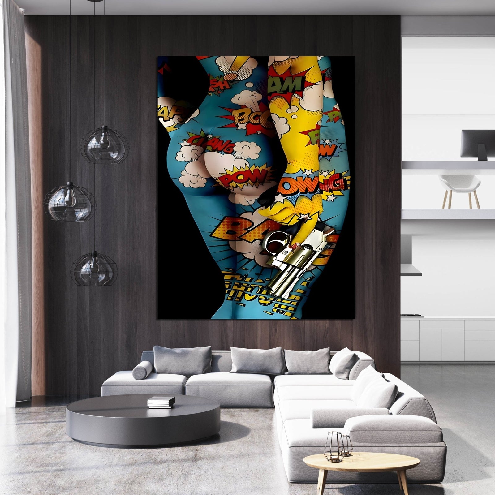 Tableau Pop Art Corps Femme - The Art Avenue