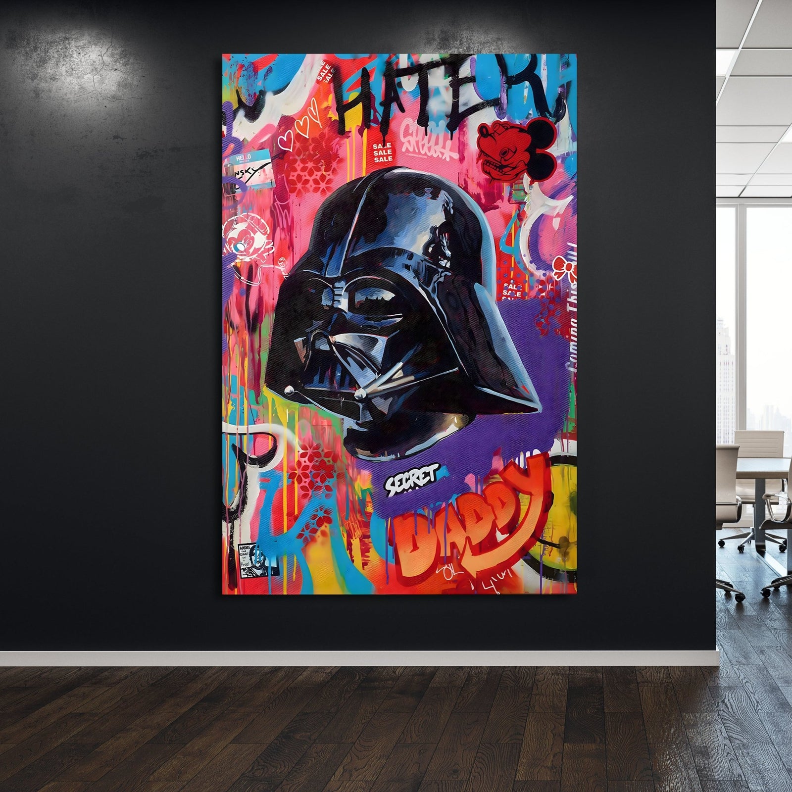 Tableau Pop Art Dark Vador - The Art Avenue