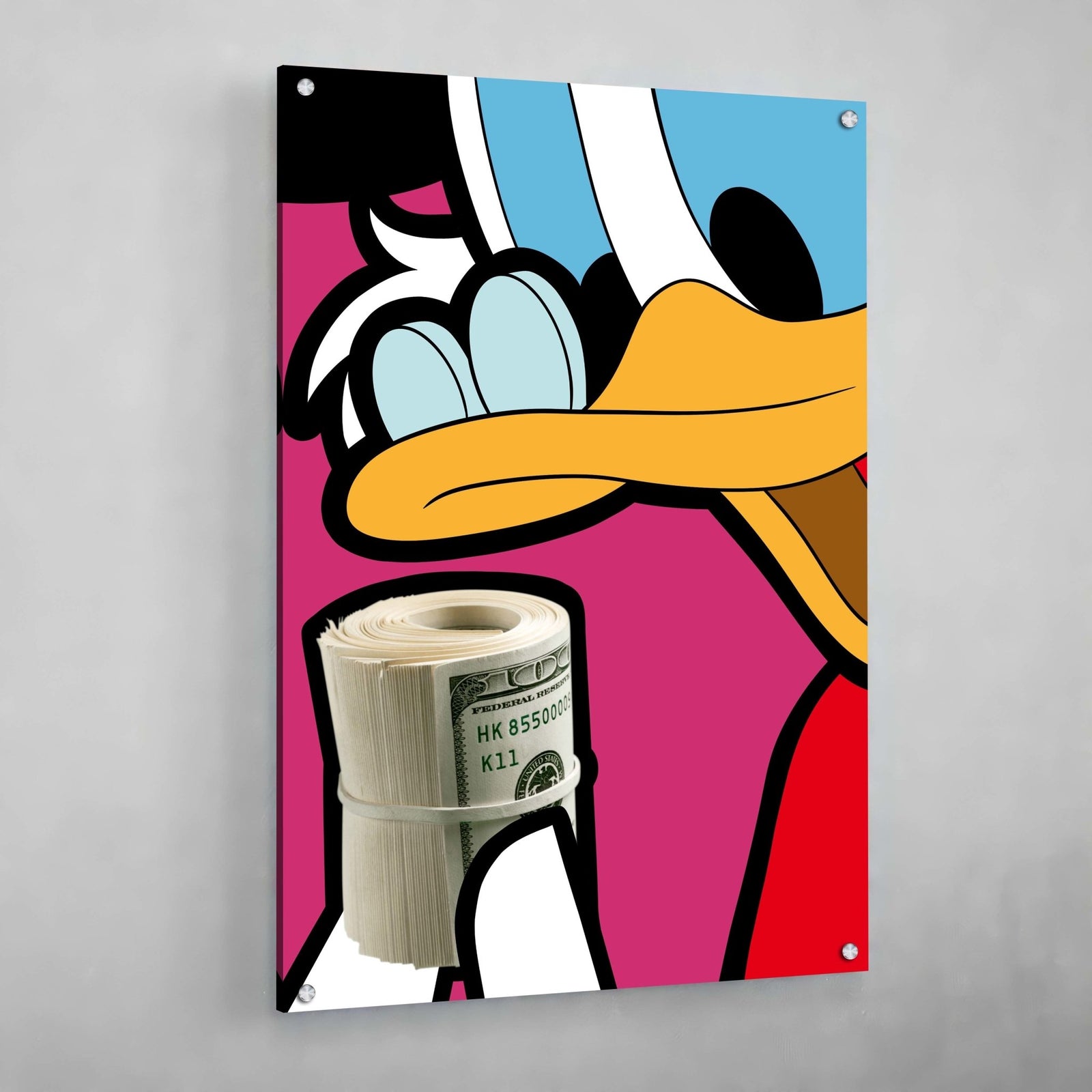 Tableau Pop Art Donald Duck - The Art Avenue