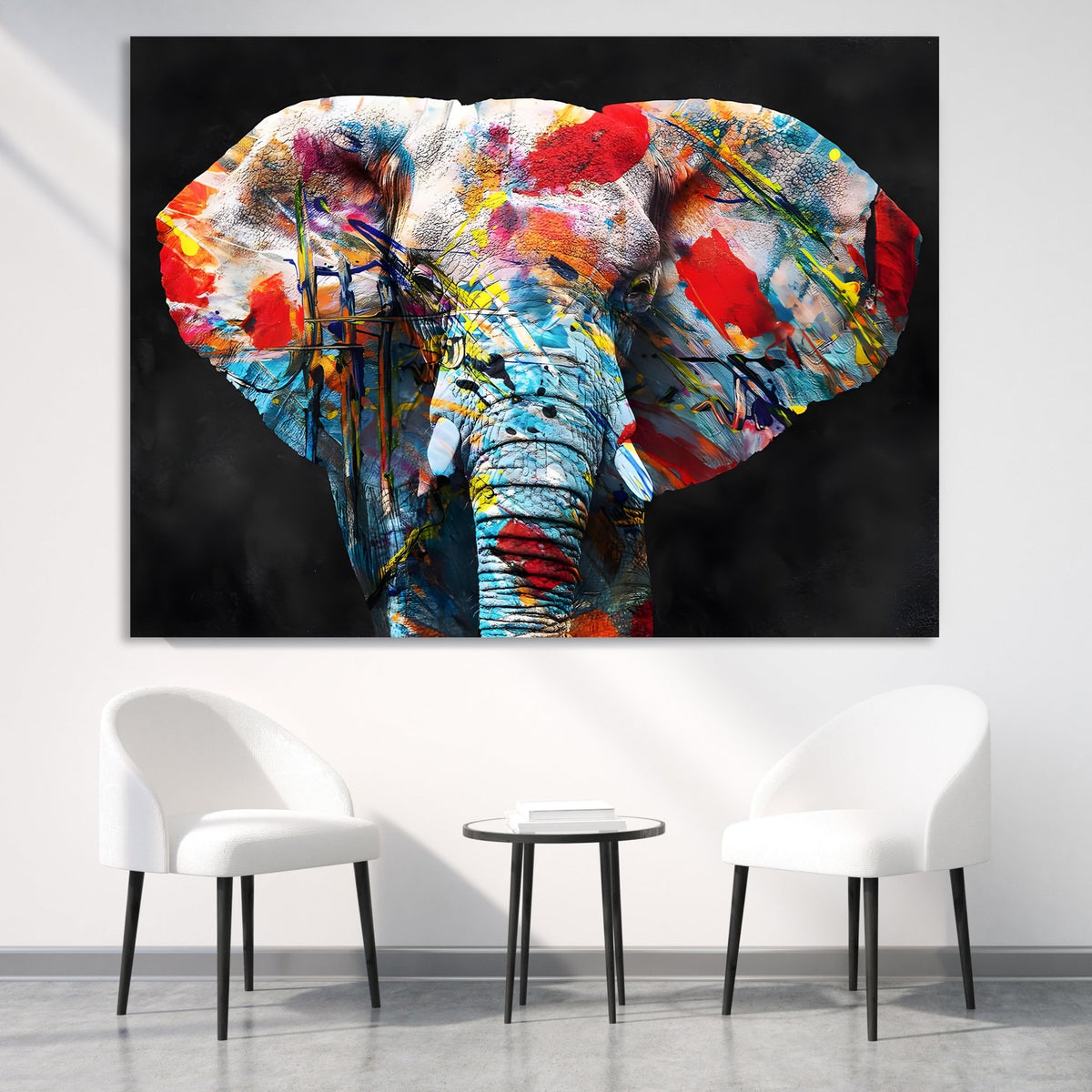 Tableau Pop Art Elephant - The Art Avenue