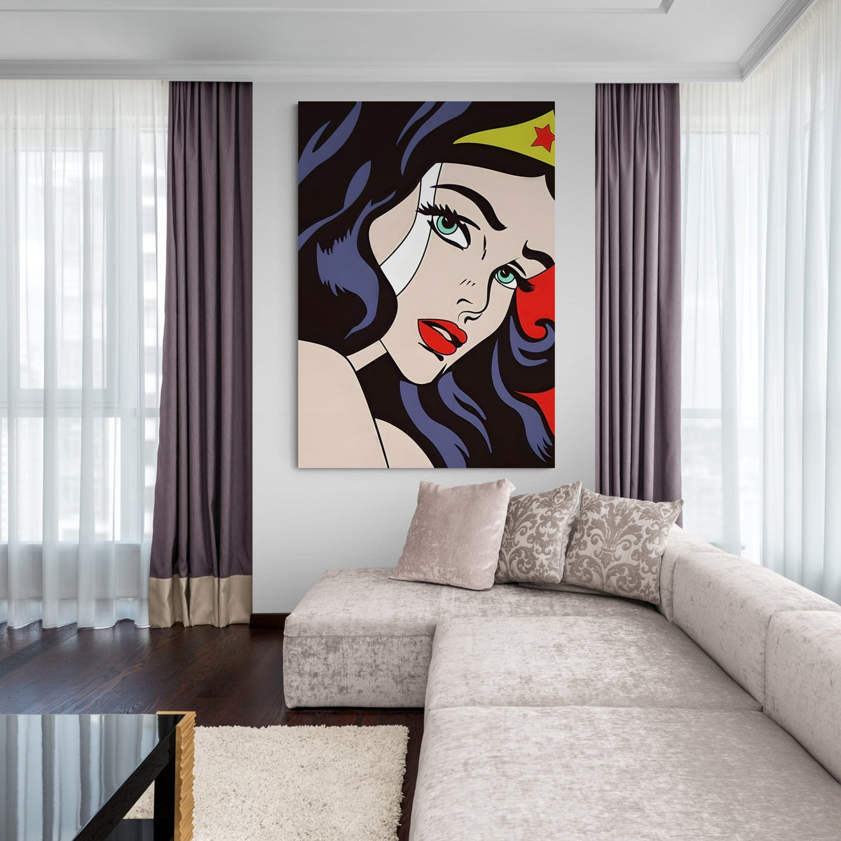 Tableau Pop Art Femme - The Art Avenue