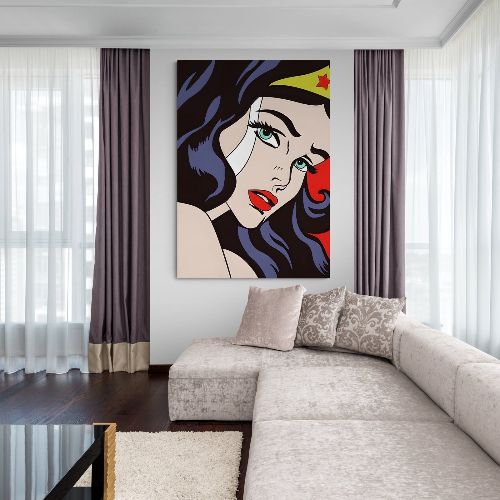 Tableau Pop Art Femme - The Art Avenue