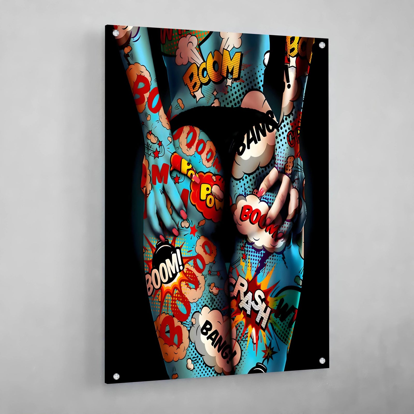 Tableau Pop Art Femme Corps - The Art Avenue