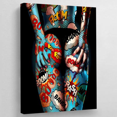 Tableau Pop Art Femme Corps - The Art Avenue