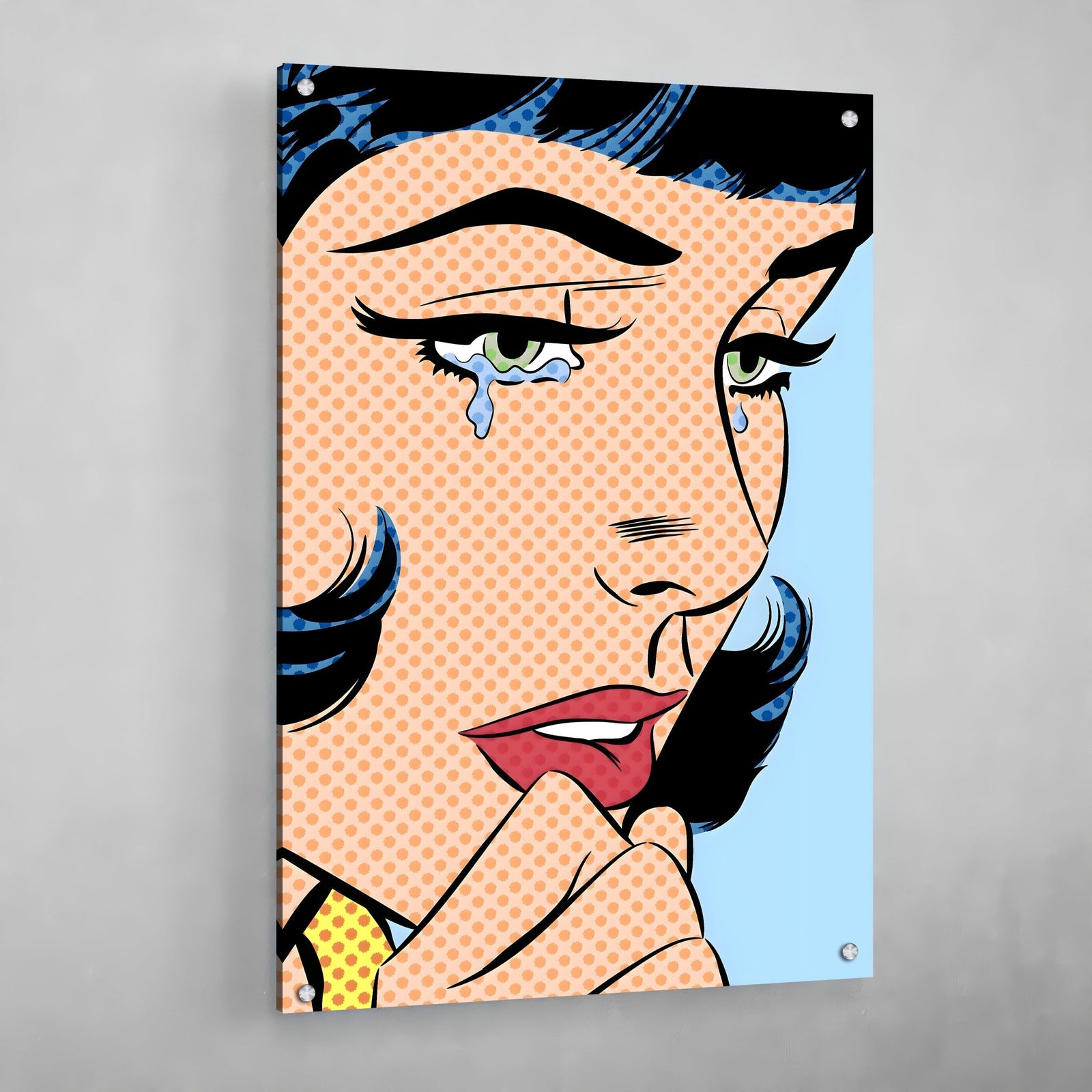 Tableau Pop Art Femme Qui Pleure - The Art Avenue