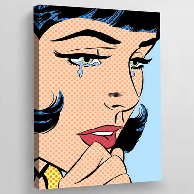 Tableau Pop Art Femme Qui Pleure - The Art Avenue