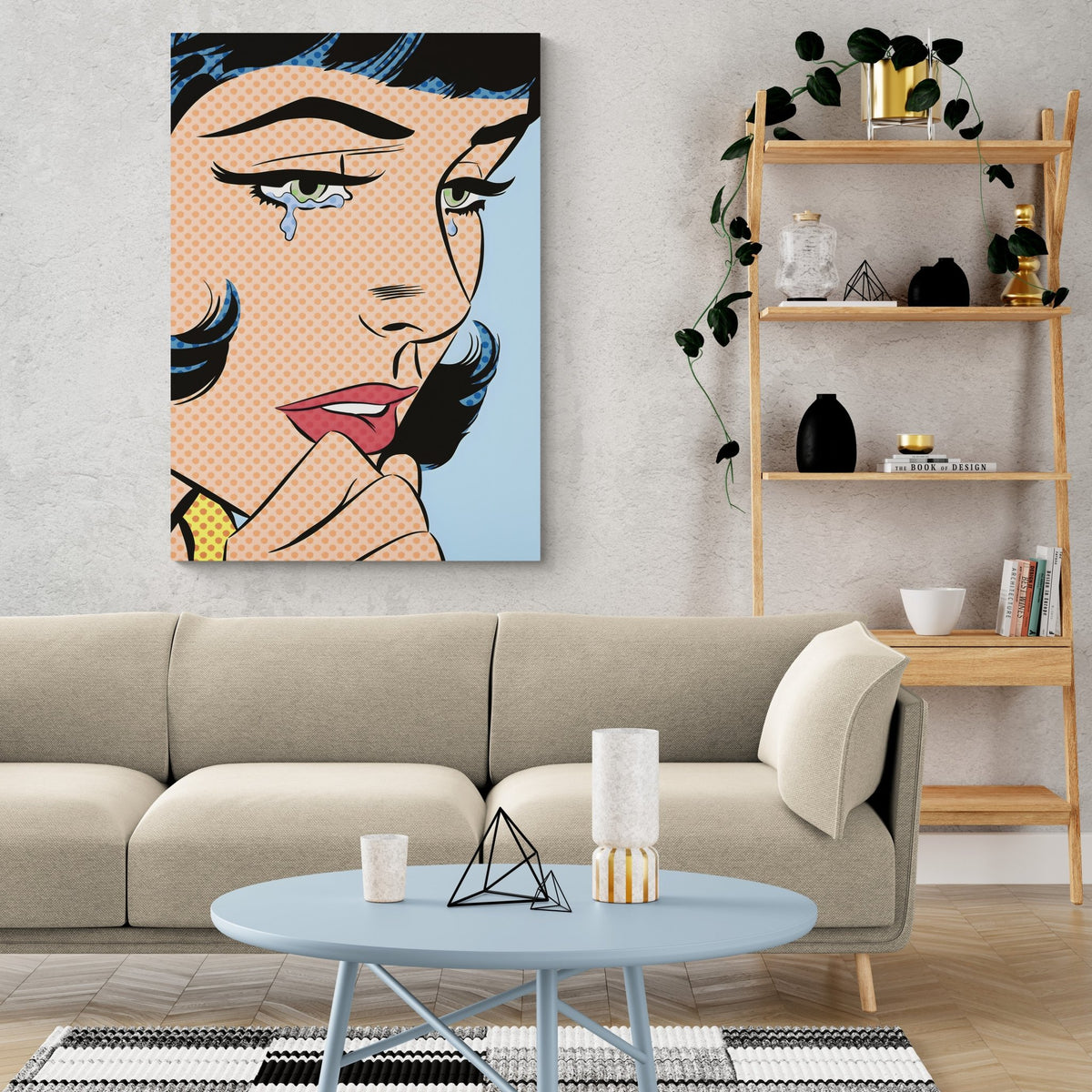 Tableau Pop Art Femme Qui Pleure - The Art Avenue