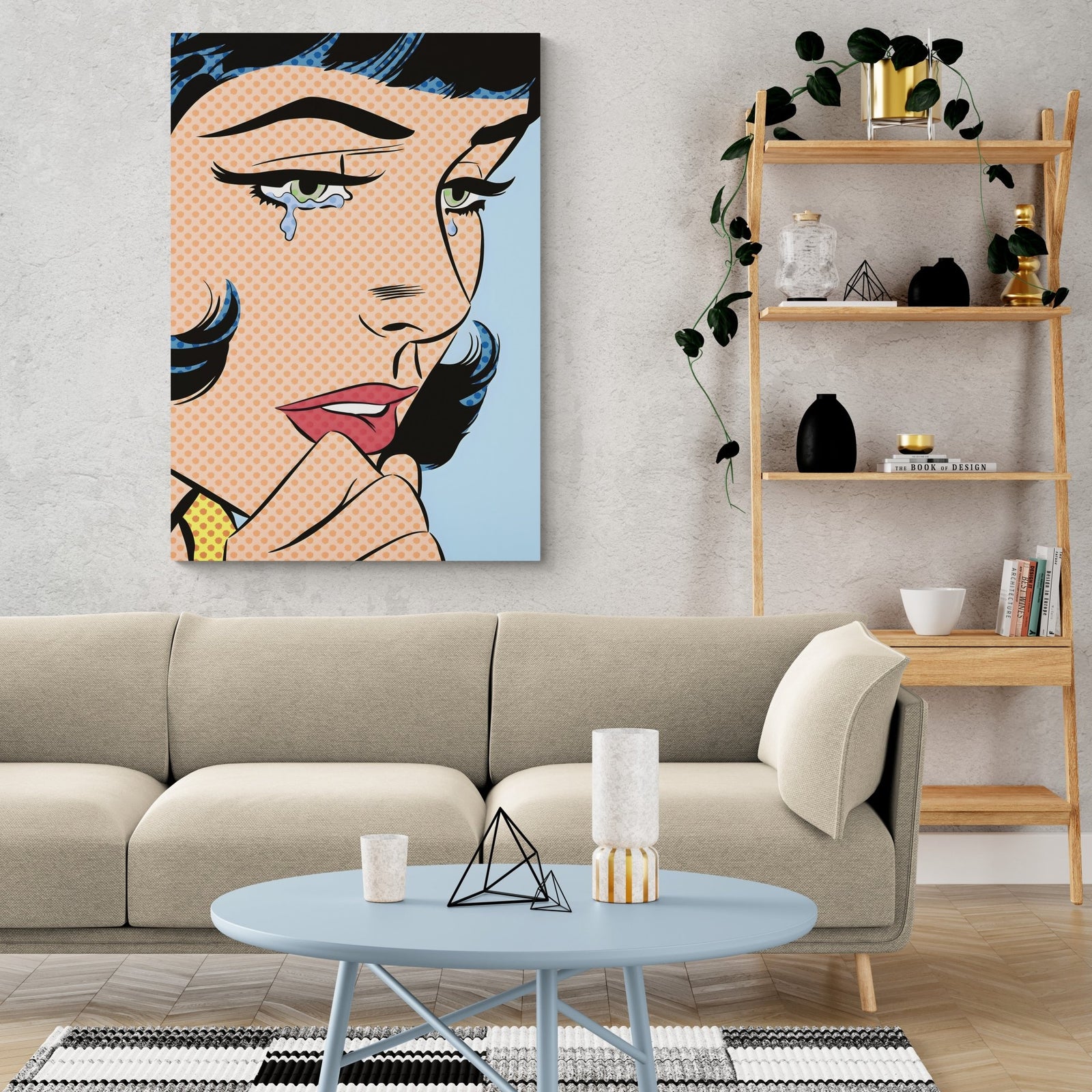 Tableau Pop Art Femme Qui Pleure - The Art Avenue