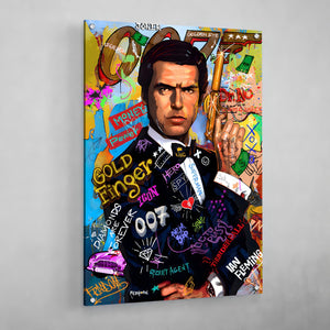 Tableau Pop Art James Bond - The Art Avenue