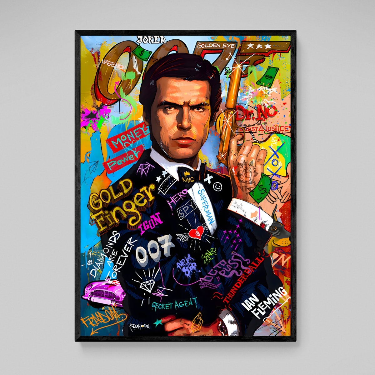 Tableau Pop Art James Bond - The Art Avenue