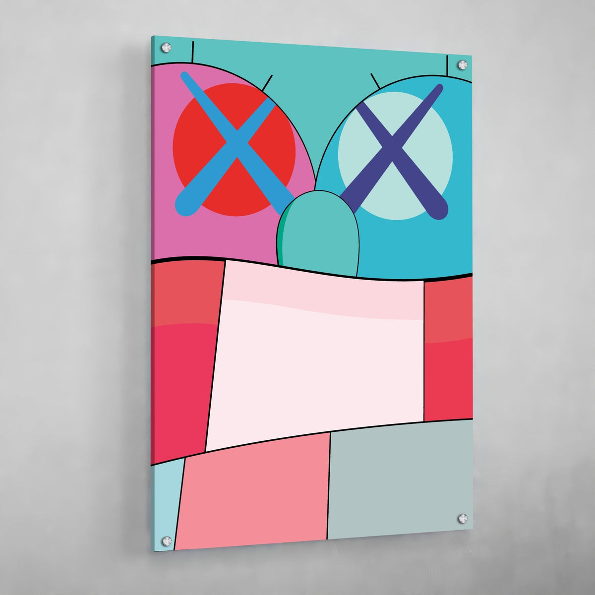 Tableau Pop Art Kaws - The Art Avenue