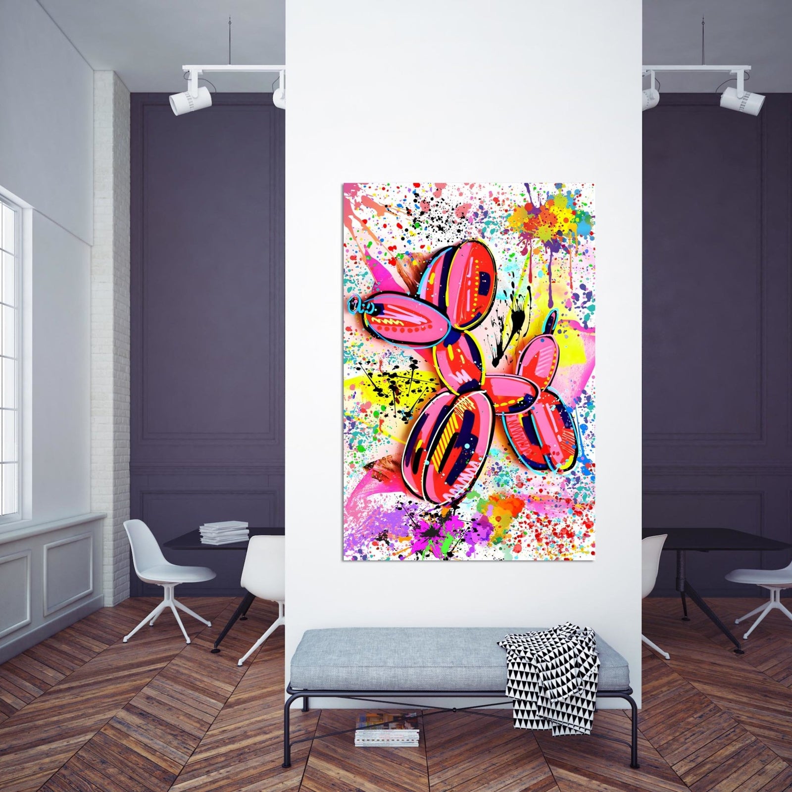 Tableau Pop Art Koons - The Art Avenue