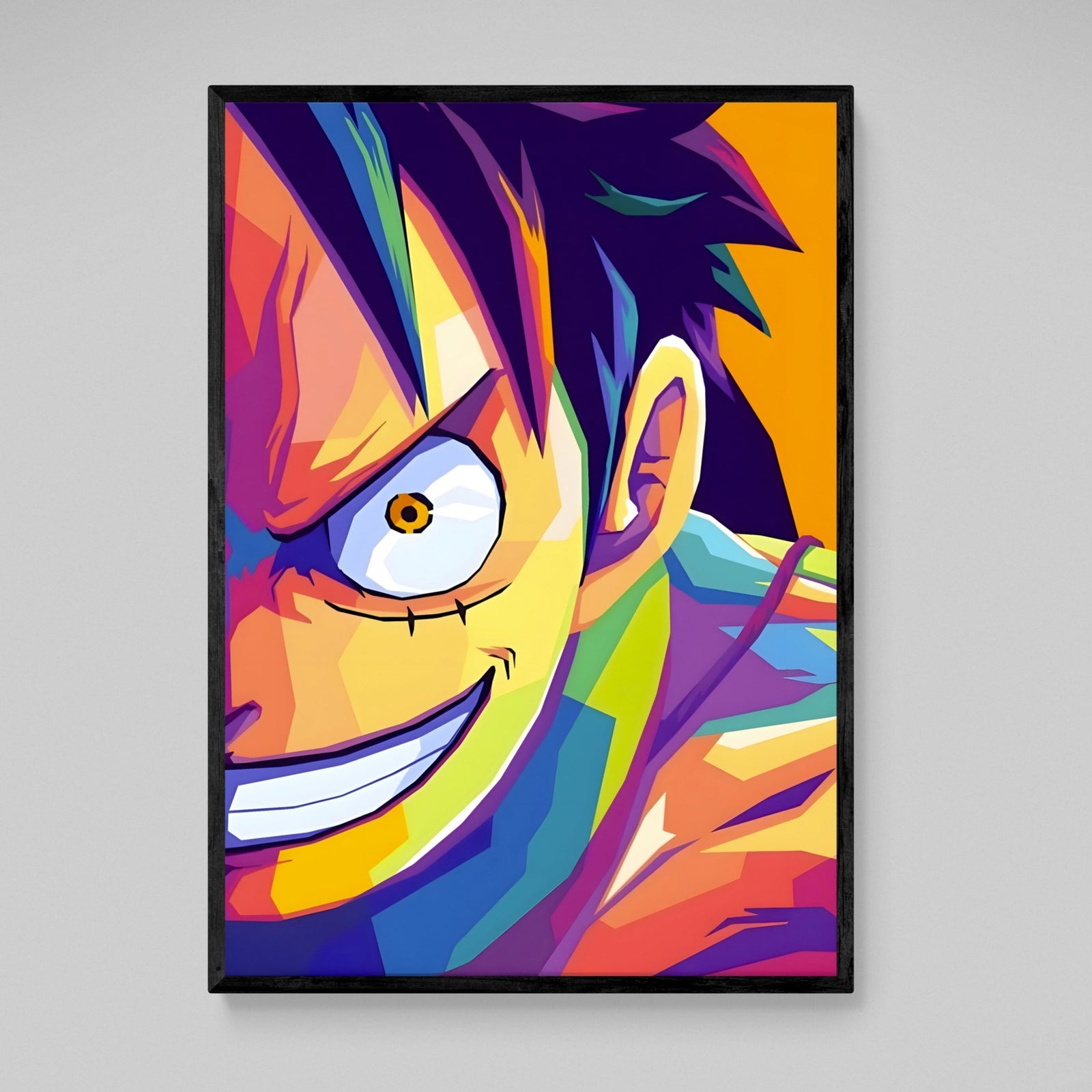 Tableau Pop Art Luffy - The Art Avenue