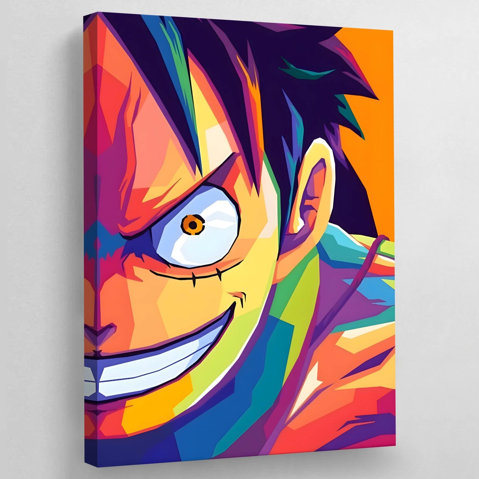 Tableau Pop Art Luffy - The Art Avenue