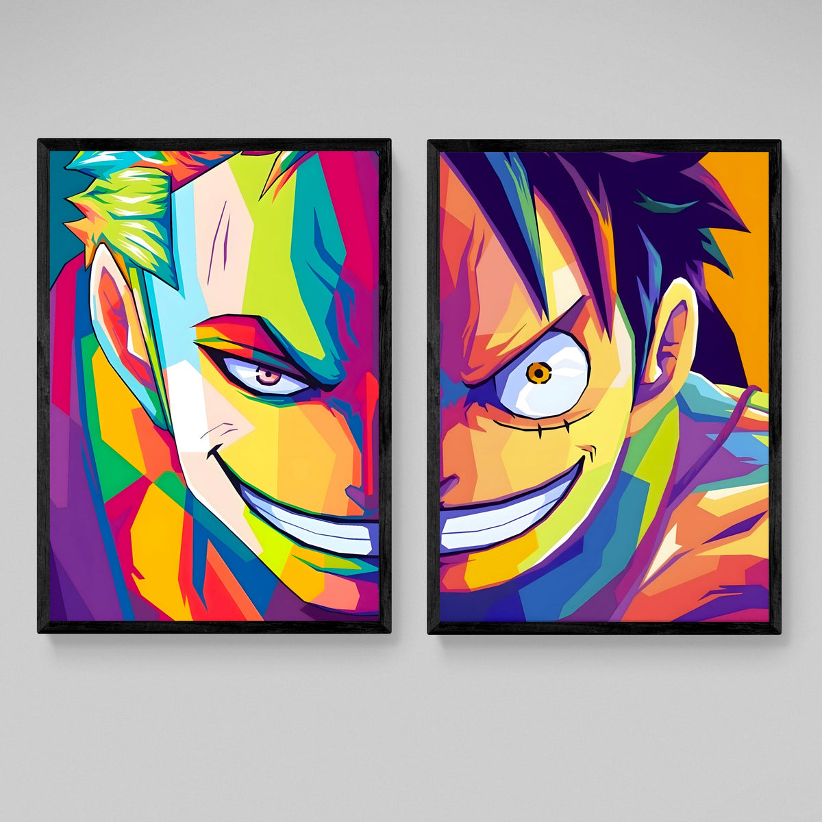 Tableau Pop Art Luffy & Zoro - The Art Avenue