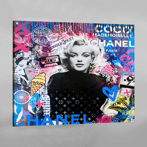 Tableau XXL Marilyn Monroe Pop Art Sur Toile - Déco Murale Colorée