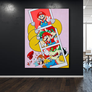 Tableau Pop Art Mario - The Art Avenue