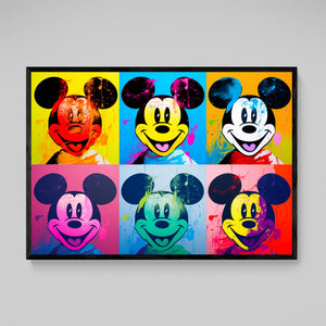 Tableau Pop Art Mickey Mouse - The Art Avenue