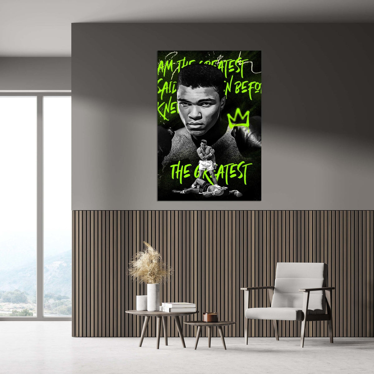 Tableau Pop Art Mohamed Ali - The Art Avenue