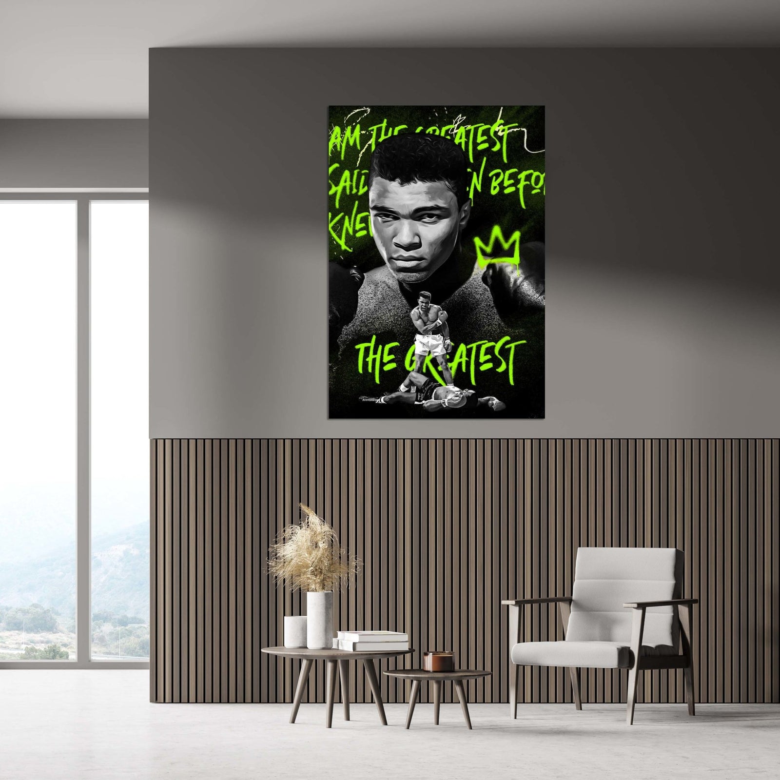 Tableau Pop Art Mohamed Ali - The Art Avenue