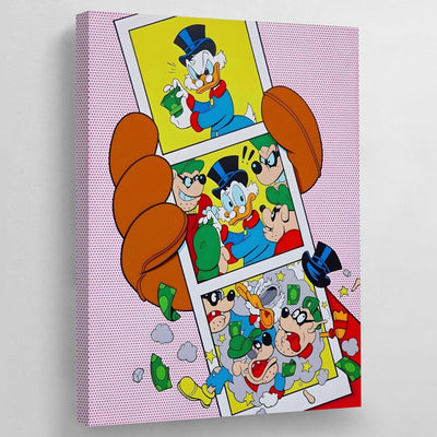 Tableau Pop Art Picsou - The Art Avenue